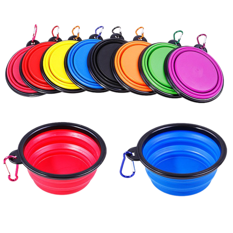 Hot Sell Dog Bowl 2900ml with Silicone,Collapsible and Anti-Spill for Home and Travel